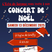 Concert de noël à Gruffy